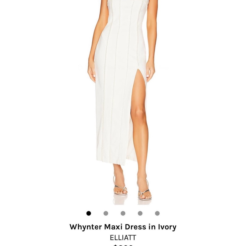 Elliatt Ivory Maxi Dress Small